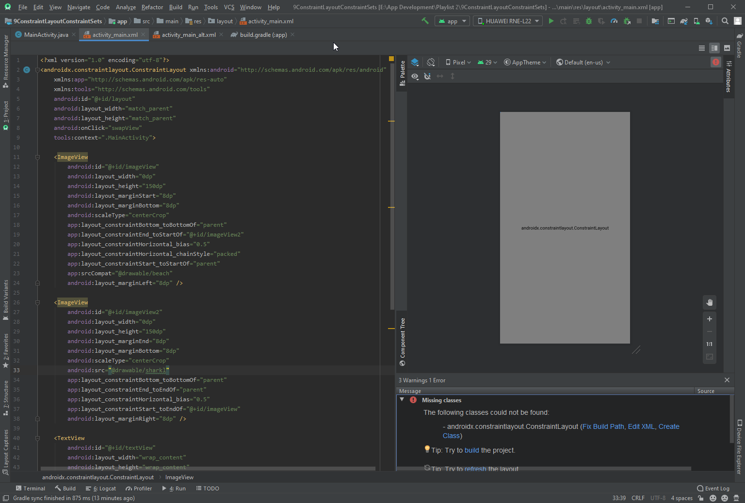 Activity Android amb XML i android:id