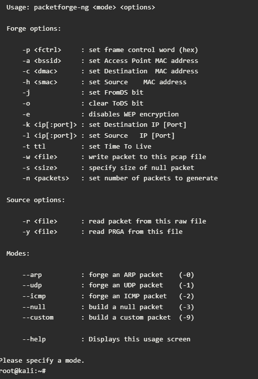 Packetforge